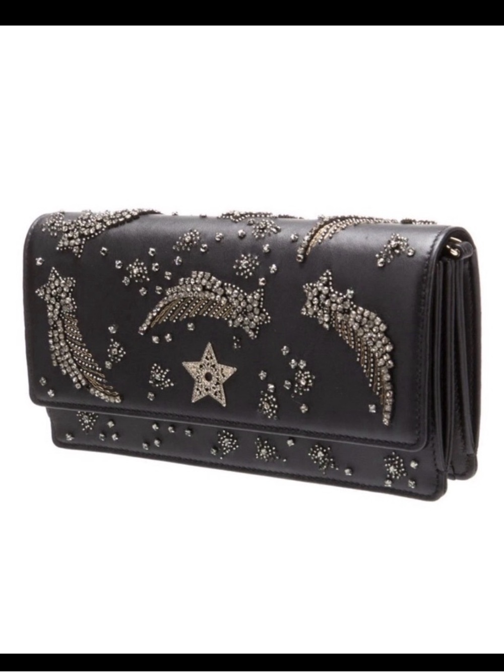 Christian Dior Limited Edition Black Leather Mini Jolie Minaudiere